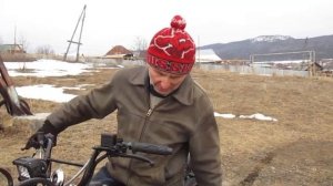 Мотоцикл Скаут-3. Первые покатушки, ведущая звезда на 14 зубьев.mp4