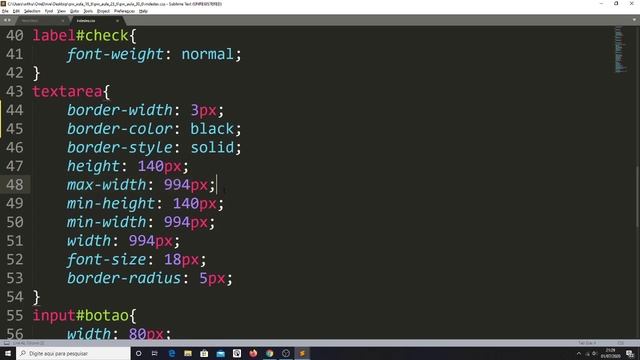 Programação - HTML/CSS: Max/min width/height no Textarea смотреть онлайн