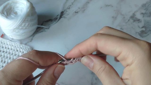 Ажурный узор спицами. Очень прост в исполнении. смотреть онлайн