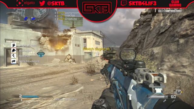 Call Of Duty: Ghosts LIVE Gameplay! Search & Rescue on Overlord! SKTB #12 CLAN Beasting! смотреть онлайн
