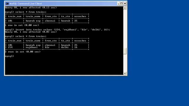 MySQL Part 3 Insert and Simple Select смотреть онлайн