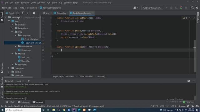 Todo list CRUD Rest Api with Laravel for beginner смотреть онлайн