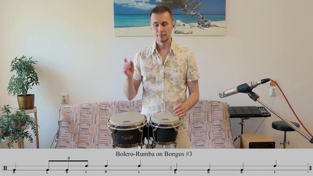Bolero-Rumba rhythm on Bongos #1–4 смотреть онлайн