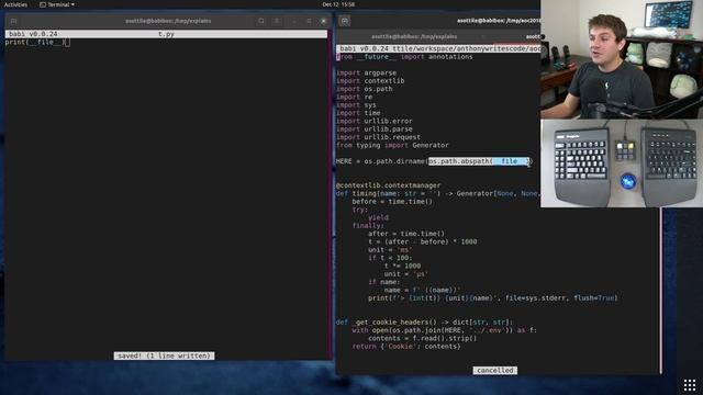 python: what is `__file__`? (beginner - intermediate) anthony explains #375 смотреть онлайн