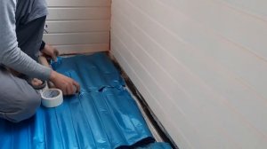 Укладка теплого пола, алюминиевые маты