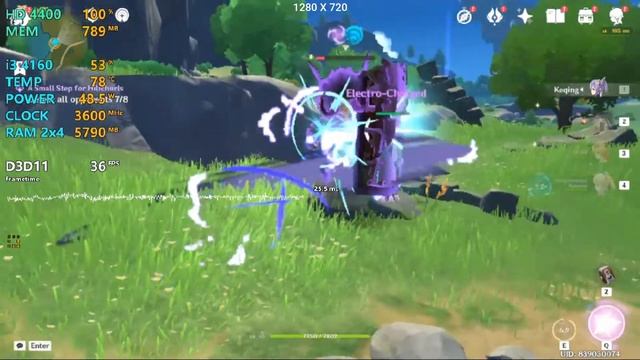 Genshin Impact - Intel i3 4160 with HD 4400 смотреть онлайн