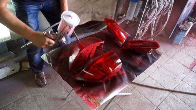 Тонируем стоп-сигналы красным Candy FXColor смотреть онлайн