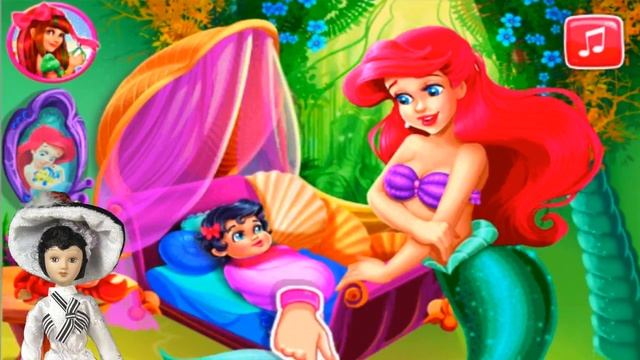 Мультик про Русалочку Ариэль любит свою малышку смотреть онлайн
