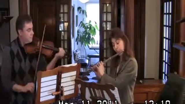 O Zittre Nicht, Mozart Opera Aria for Flute & Violin смотреть онлайн