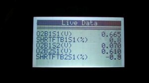 OBD II Reading from 1999 Toyota Harrier