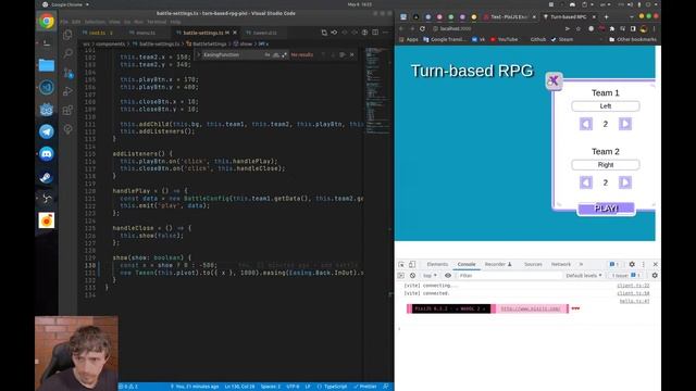 Пилю пошаговую RPG в браузере. Меню Part 2 смотреть онлайн