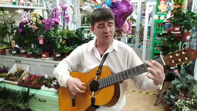 Поздравление с 8 Мартом.Музыкальная открытка от Владимира Телеткова. смотреть онлайн