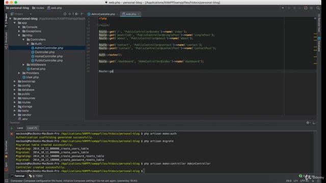 Lesson 41: Admin Panel Assets - Ultimate Laravel tutorial смотреть онлайн