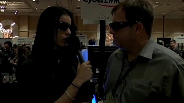 CES 2010 Cyberlink shows Blu-Ray 3D to Jo Garcia смотреть онлайн