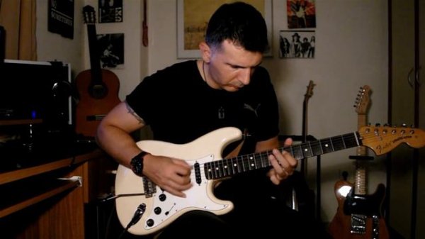 RAINBOW - Lost in Hollywood (rhythm guitar cover)