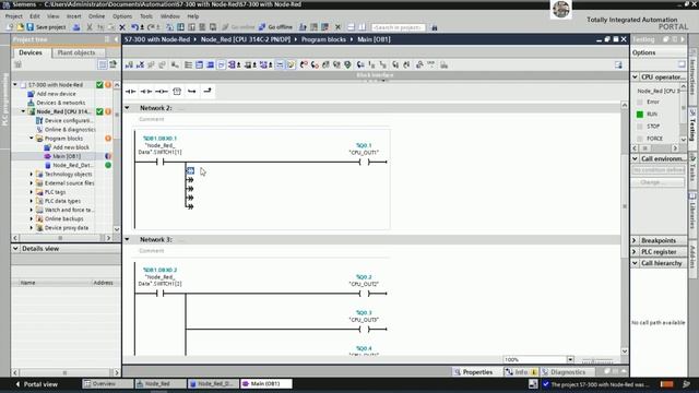 Node-Red connect with PLC S7-300 смотреть онлайн