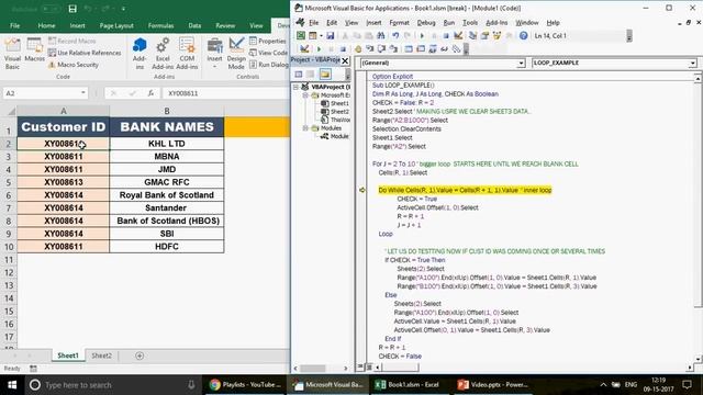 Learn Excel - Video 491- VBA- Fantastic project on Loops and I смотреть онлайн