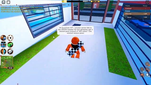 FREE VIP server link (Roblox Jailbreak)Season 11#shorts смотреть онлайн