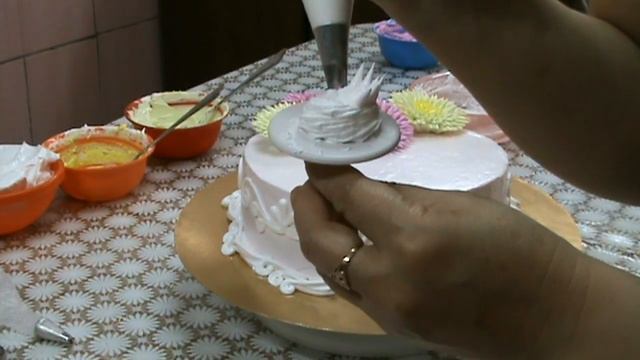 Торт с астрой игольчатой ( Cake With Aster Needle)