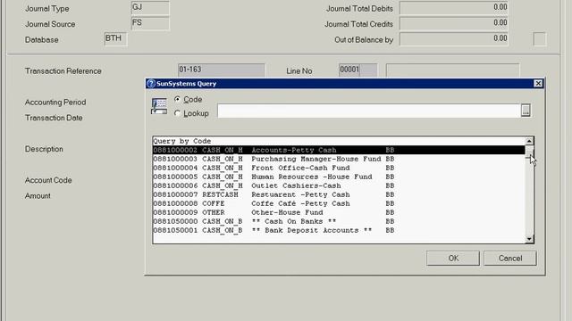 journal entry-MFF , micros Fidelio Financial,sunsystem v04 смотреть онлайн