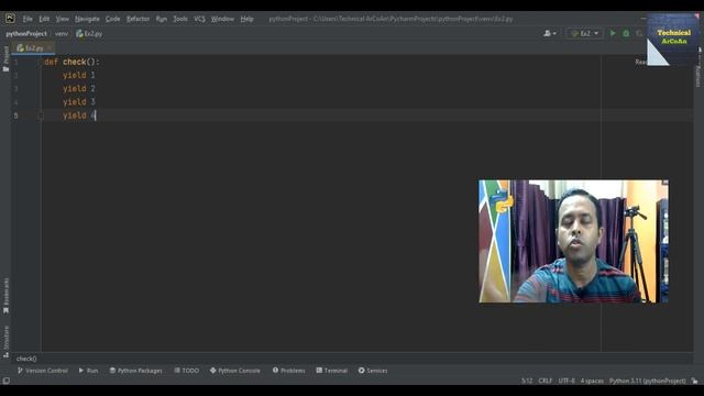yield statement in Python in Bengali | Python Tutorial in Bangla | Generator function | yield смотреть онлайн
