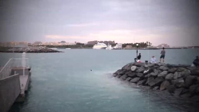Вечерний пляж Al Sufouh Beach смотреть онлайн