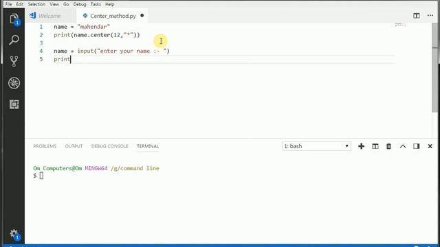 #33 Center Method in python // Complete Python tutorial(2020)? смотреть онлайн