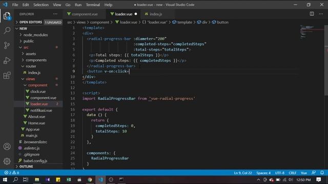 Loader Vue js смотреть онлайн