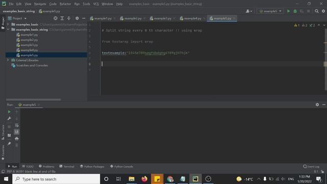 Split string every nth character python? смотреть онлайн