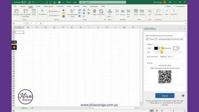 How to: Generate a FREE QR Code in Excel смотреть онлайн