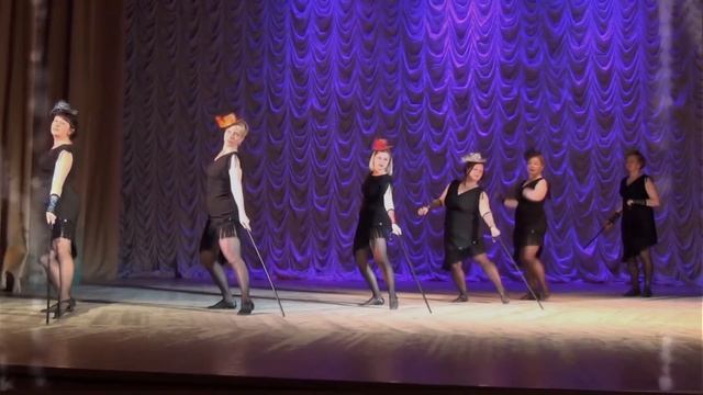 Студия джаз-модерн танца «В джазе только девушки»-"Танец с тростями" смотреть онлайн