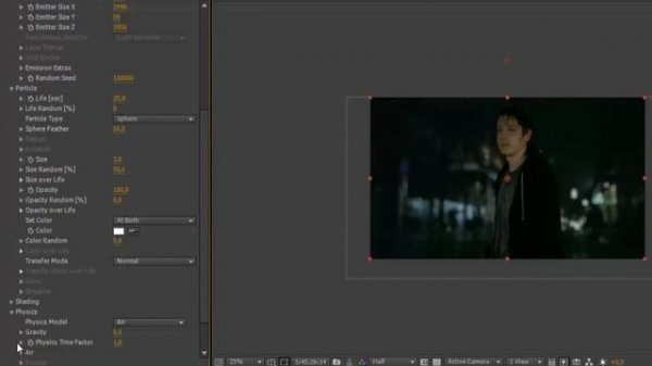 Делаем эффект Slow mo дождя | Slow mo rain in AE