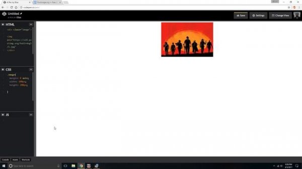 How to add images to Codepen.io