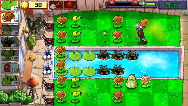 Plants vs Zombies - Gameplay Walkthrough Part 3 - Pool: All Levels [1-10] (iOS, Android) смотреть онлайн