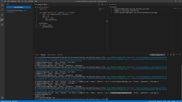 Importing CSV files into Python смотреть онлайн