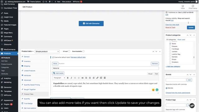 Minimog WP - How to create Product Custom Tabs смотреть онлайн