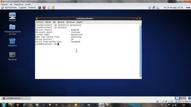 Deshabilitar SELinux Centos 6.4 смотреть онлайн