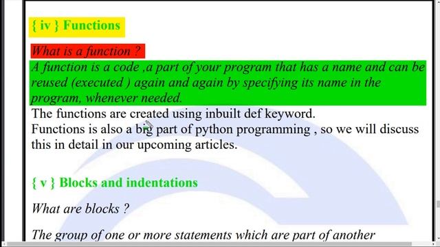 Basic fundamental of python for beginners to advanced level Tutorial - Download Free PDF notes смотреть онлайн