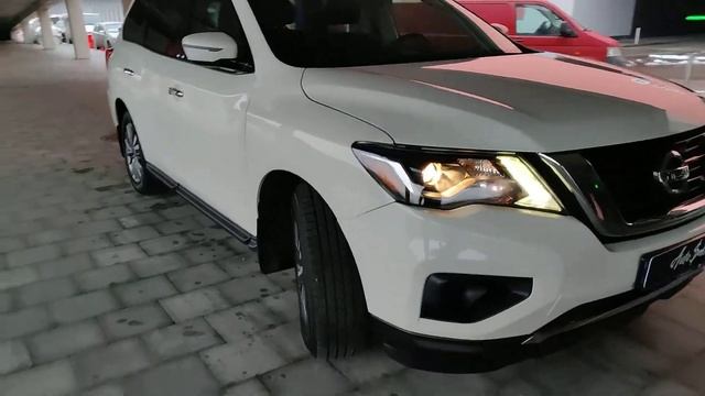Nissan Pathfinder 2018 white смотреть онлайн