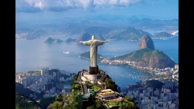 Статуя Христа-Искупителя Южная Америка Рио-де-Жанейро, Бразилия смотреть онлайн