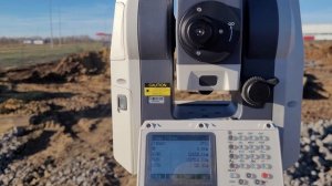 Тахеометр EFT TS1. Засечка на новой прошивке.