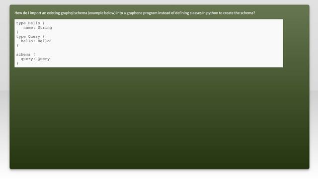 how to import graphql schema to graphene-python program? смотреть онлайн