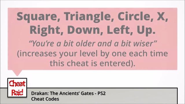 Drakan: The Ancients' Gates Cheat Codes | PS2 смотреть онлайн
