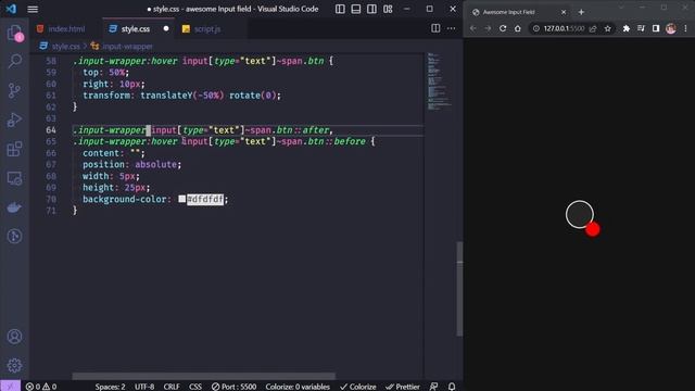 [#7] Awesome animated Input field with HTML CSS & javaScript | @PYOJAN смотреть онлайн