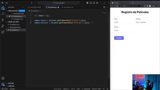 Conexión entre Frontend y Backend con Spring Boot y una API REST | Curso de Spring Boot смотреть онлайн