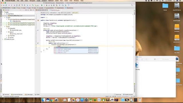 Android Studio Tutorial Picasso Simple Demo смотреть онлайн