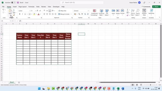 How to Transpose Rotate the Table in Excel