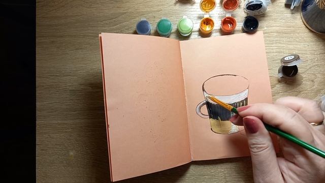 ☕ How To Draw Coffee Latte With Chocolate, How To Draw Latte Coffee Cap