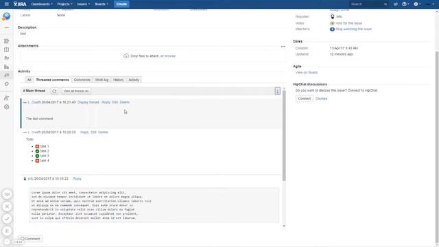 Threaded Comments for JIRA Cloud смотреть онлайн