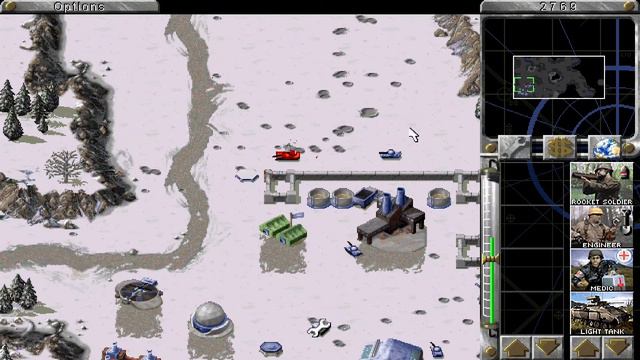 Command & Conquer Red Alert Counterstrike Allies - Siberian Conflict 1: Fresh Tracks (Hard) смотреть онлайн